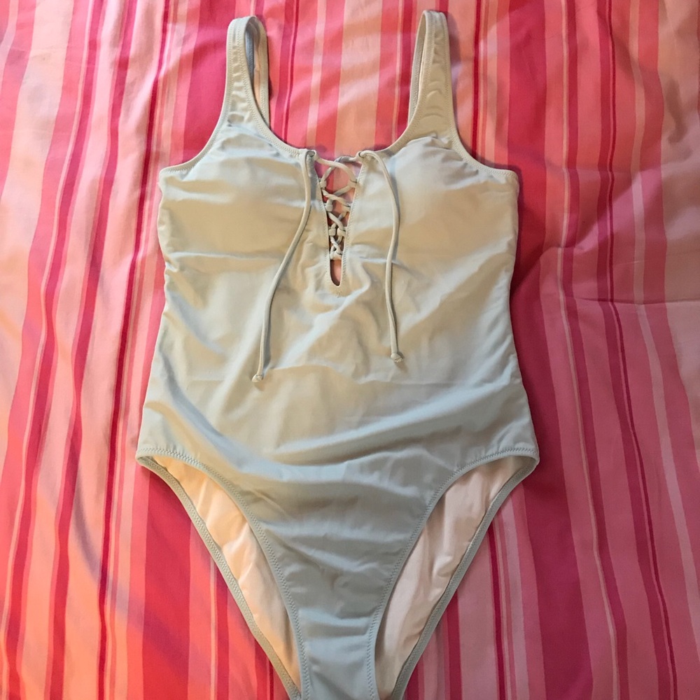 VS PINK Lace up Swimsuit